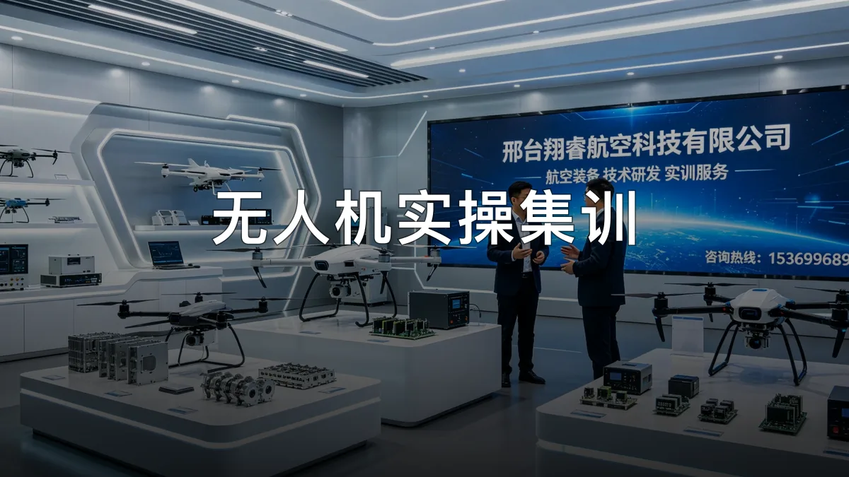 无人机实操集训 · 邢台翔睿航空科技有限公司官方服务认证